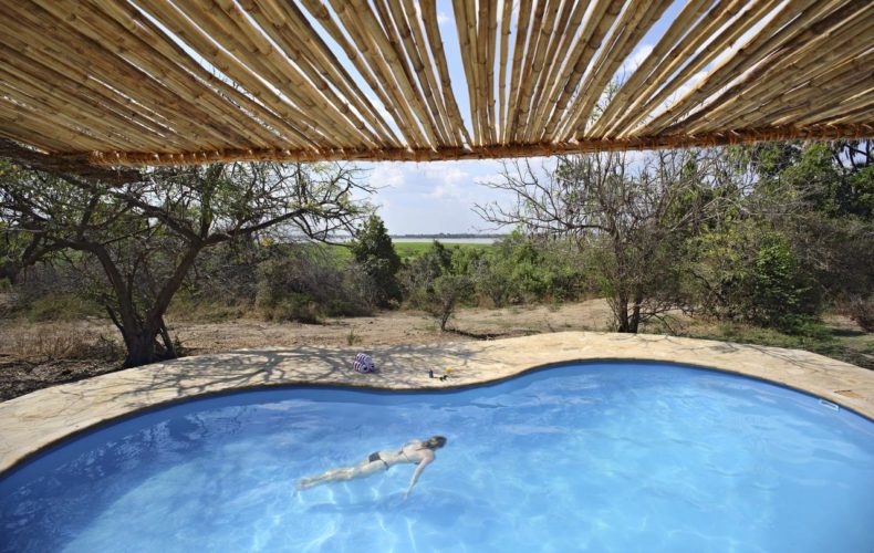tented safari, Pool luxury accommodation selous tanzania Roho Ya Selous