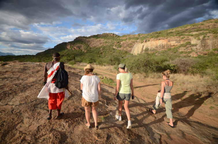 Kenya travel guide, walking with Samburu