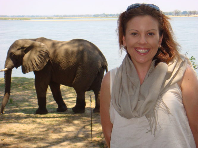 Danica head of Marketing and African safari specialist at Encompass Africa on a Zambia safari