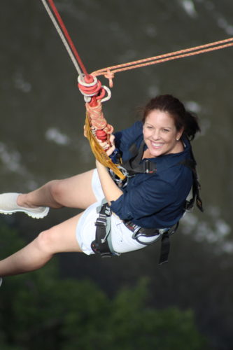 Danica Zimbabwe Gorge swing