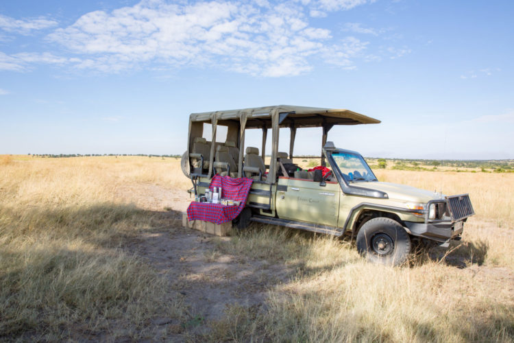 Tanzania safari game drive vehicle