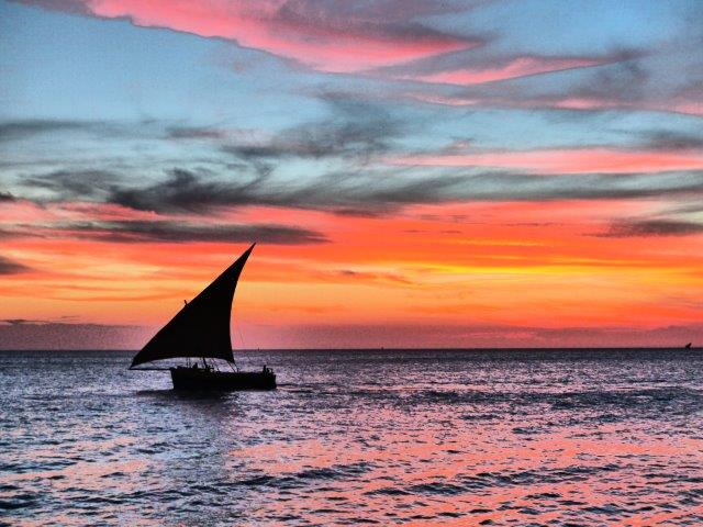 Africa travel specialists, Zanzibar holidays sunset boating and beach zanzibar honeymoon