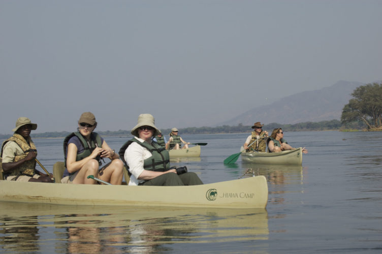 canoeing safari Lower Zambezi
