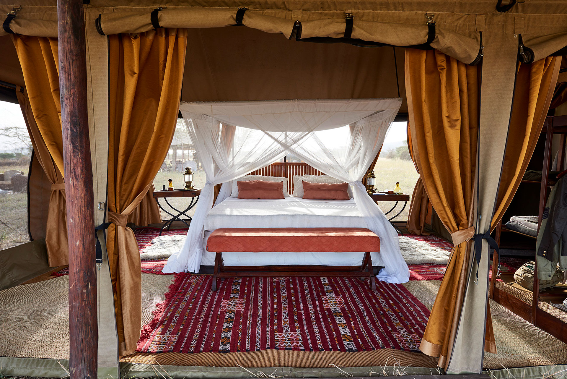 Legendary serengeti mobile camp, luxury canvas tents, mobile camping safari