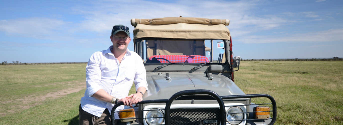Encompass Africa Director on a private guided African Safari Holiday