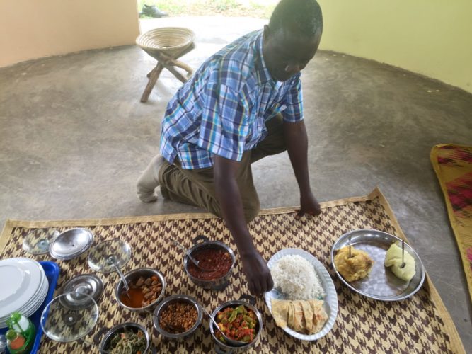 Cultural lesson Uganda Safari with community leader Tinka