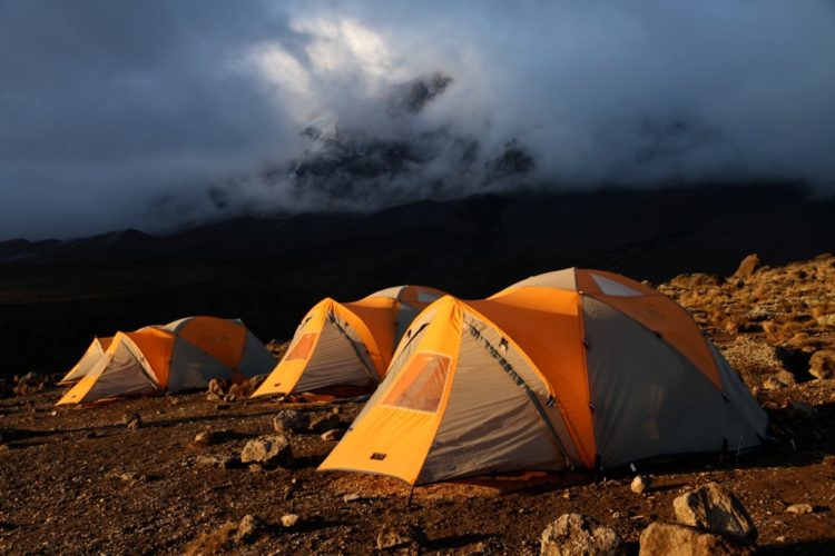 tents, kilimanjaro climb, mount kilimanjaro, tanzania, mountain climbing africa