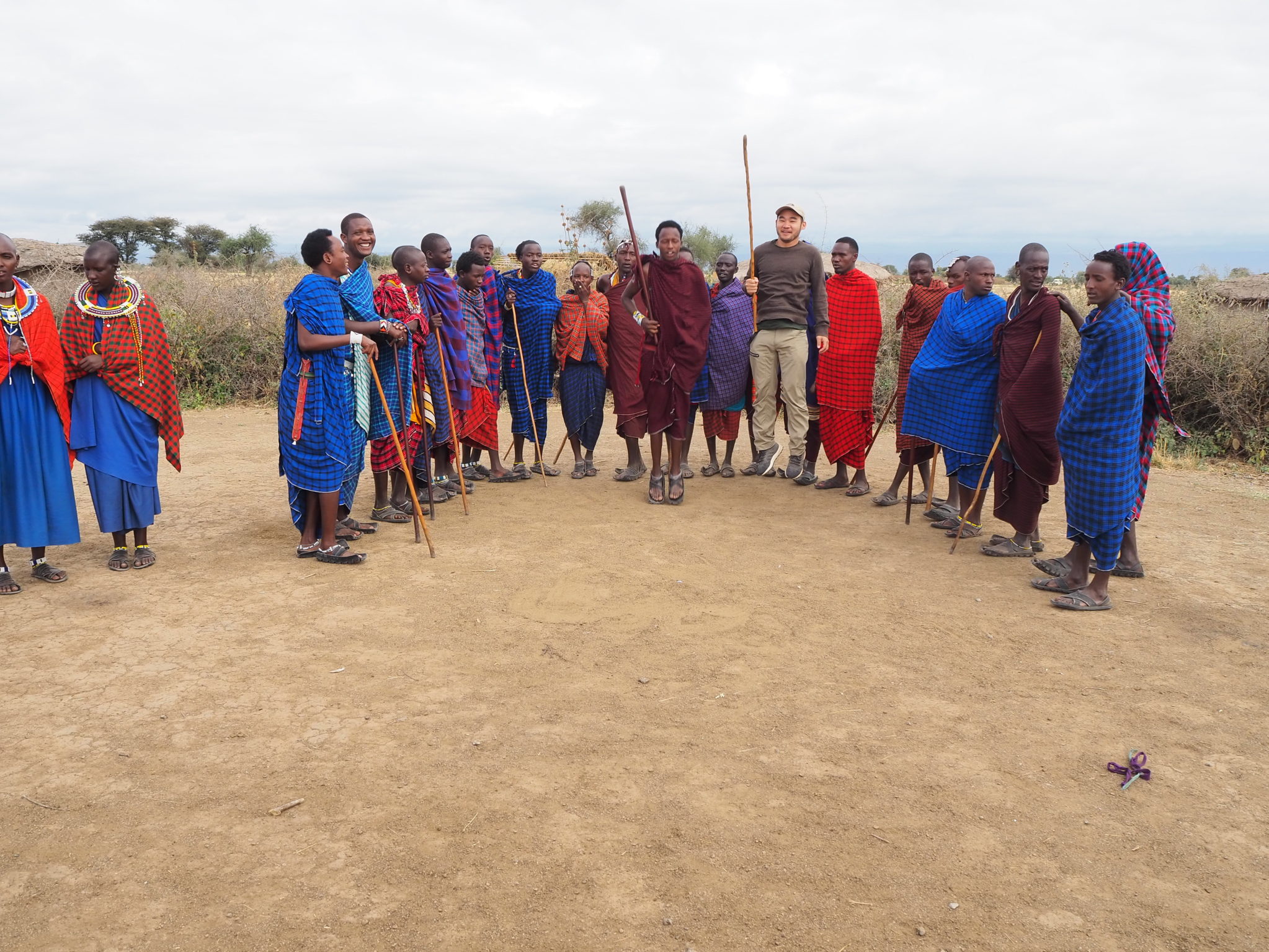 N Wong Maasai Village visit and jumping