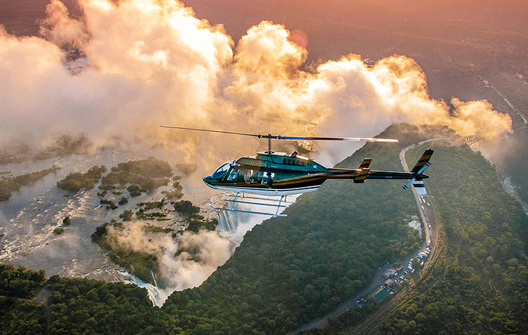 helicopter flights in Southern Africavictoria-falls