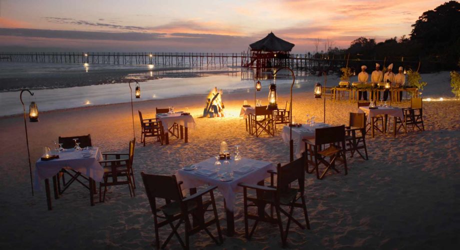 beach dinner fundu lagoon pemba island zanzibar