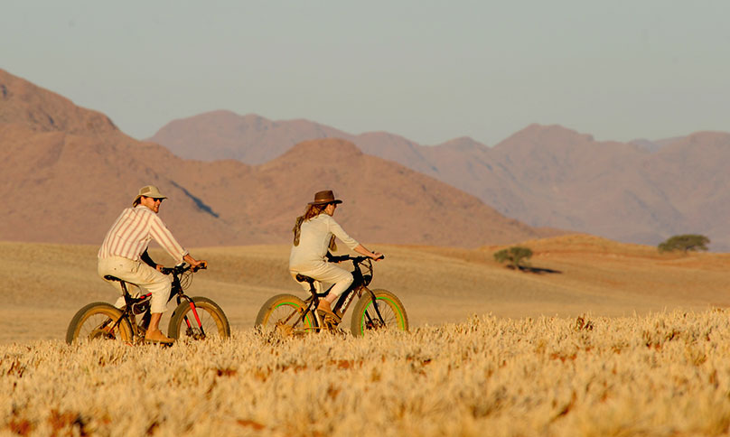 wolwedans bike riding namibia