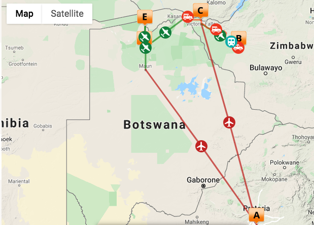Zimbabwe-Botswana-Wildlife-Waterfalls