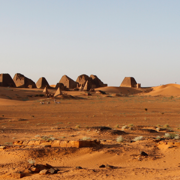 Meroe pyramids, sudan