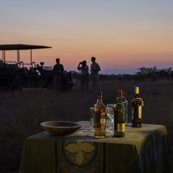 Mfuwe Lodge sunset drinks
