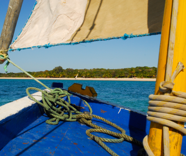 Dhow sailing Mozambique bazaruto