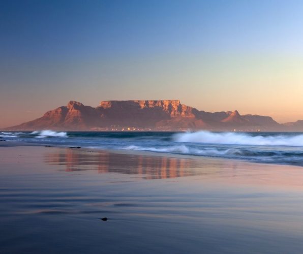 bloubergstrand, beach, cape town, south africa
