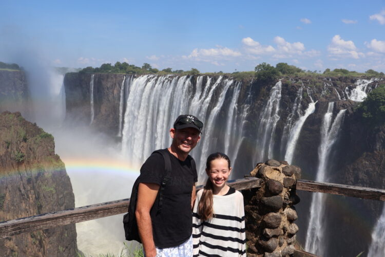 Wilson family accessible holiday Botswana safari Victoria Falls