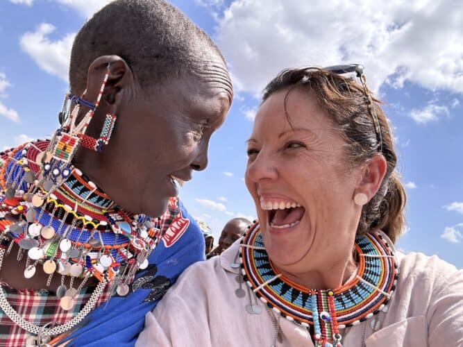 kenya samburu woman and danica