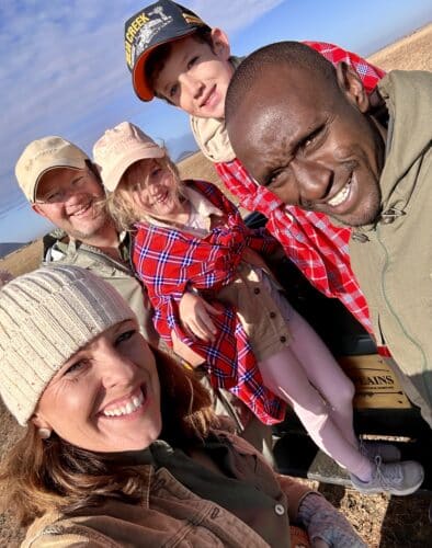 Wilson family Danica Jono Aidan Grace Kenya Safari 2024