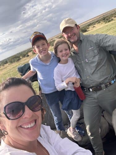Wilson family Danica Jono Aidan Grace Kenya Safari 2024