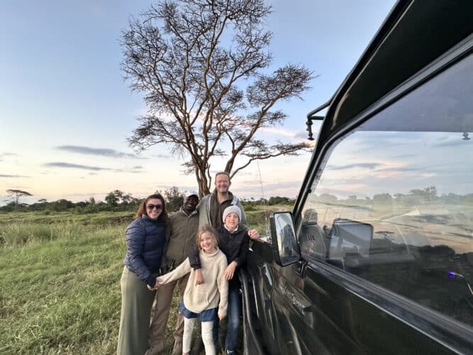 Wilson family Danica Jono Aidan Grace Kenya Safari 2024