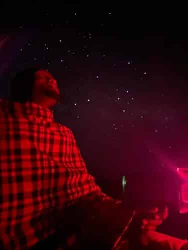 Masai Mara evening game drive star gazing Maasai Kenya safari Jono Wilson photo