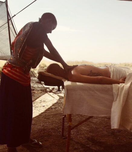 Tanzania soul safari lake natron camp massage with Maasai