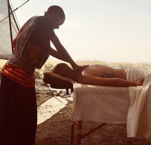 Tanzania soul safari lake natron camp massage with Maasai