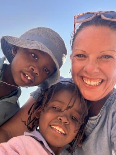 cultural interaction local village in Damaraland Desert elephants namibia Tracking desert elephant namibia Namibia desert adapted elephant Danica Wilson photo namibia Damaraland onduli Ridge 2023