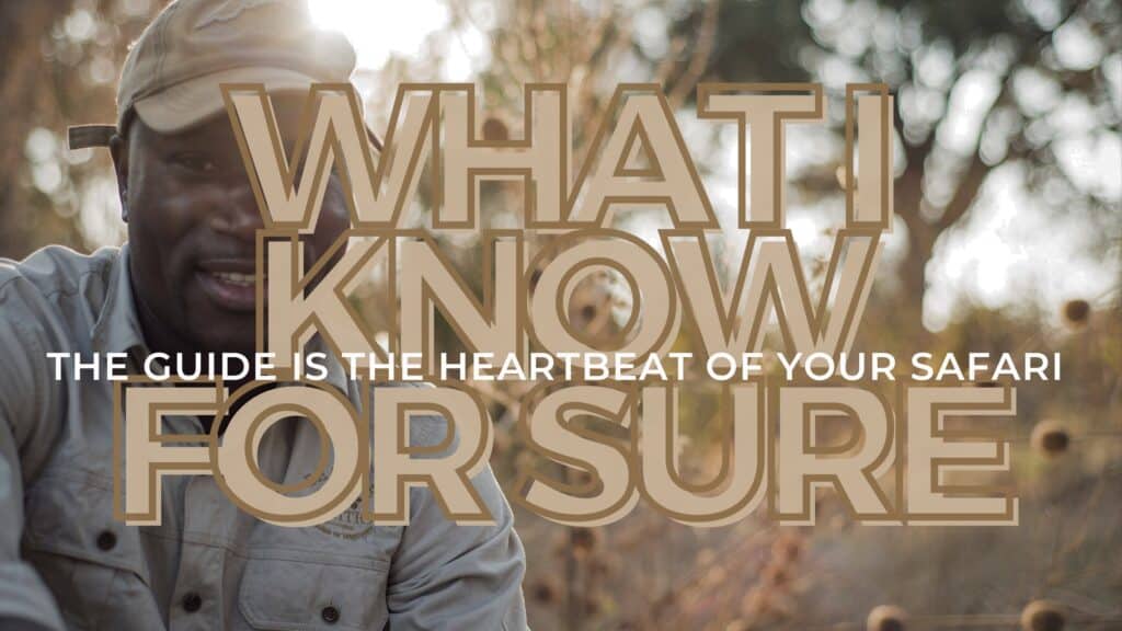 what I know for sure guide is the soul of a safari