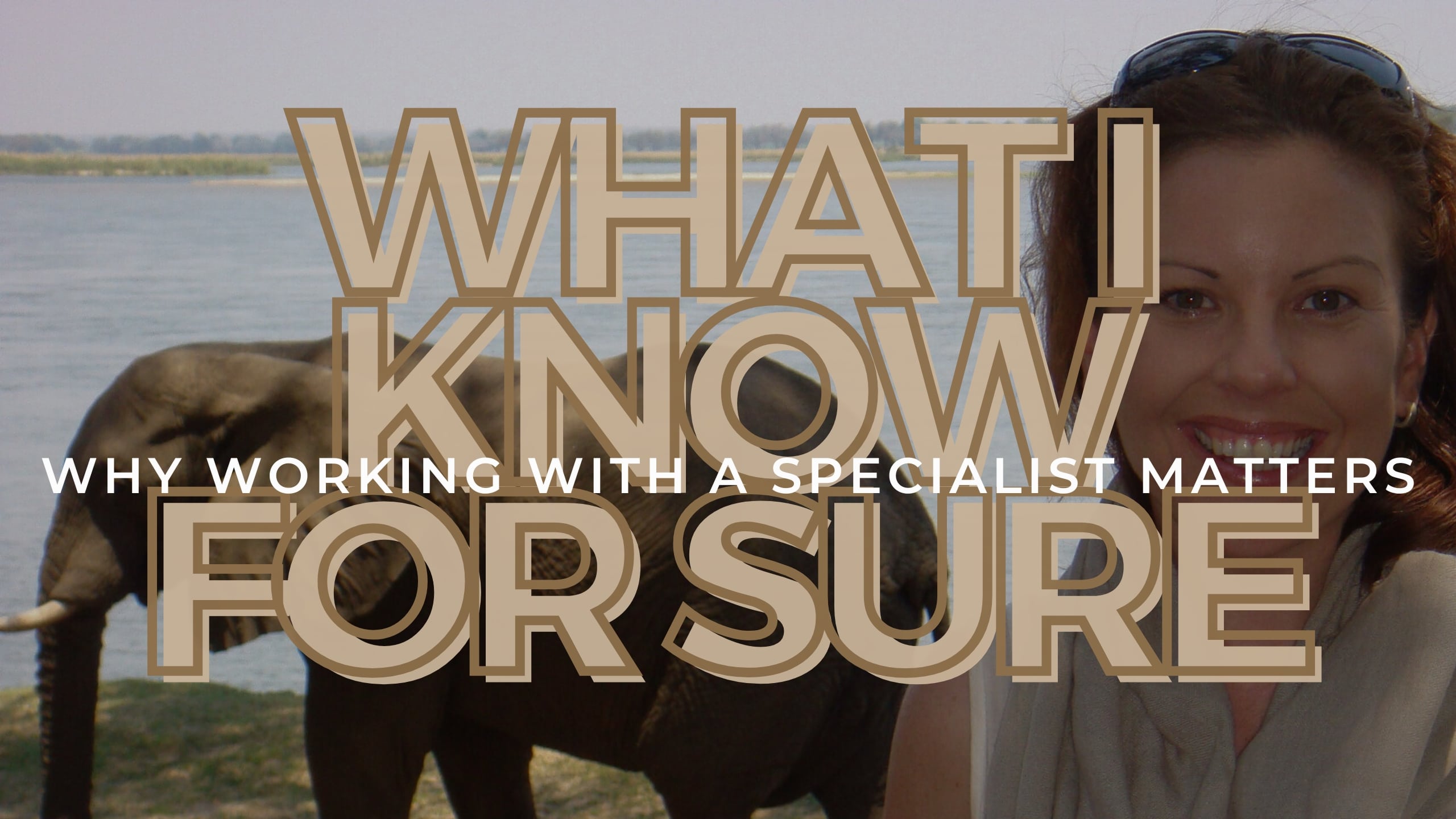 what I know for sure safari specialist matters