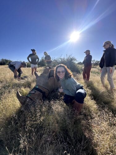 Danica Wilson Kwandwe rhino conservation experience