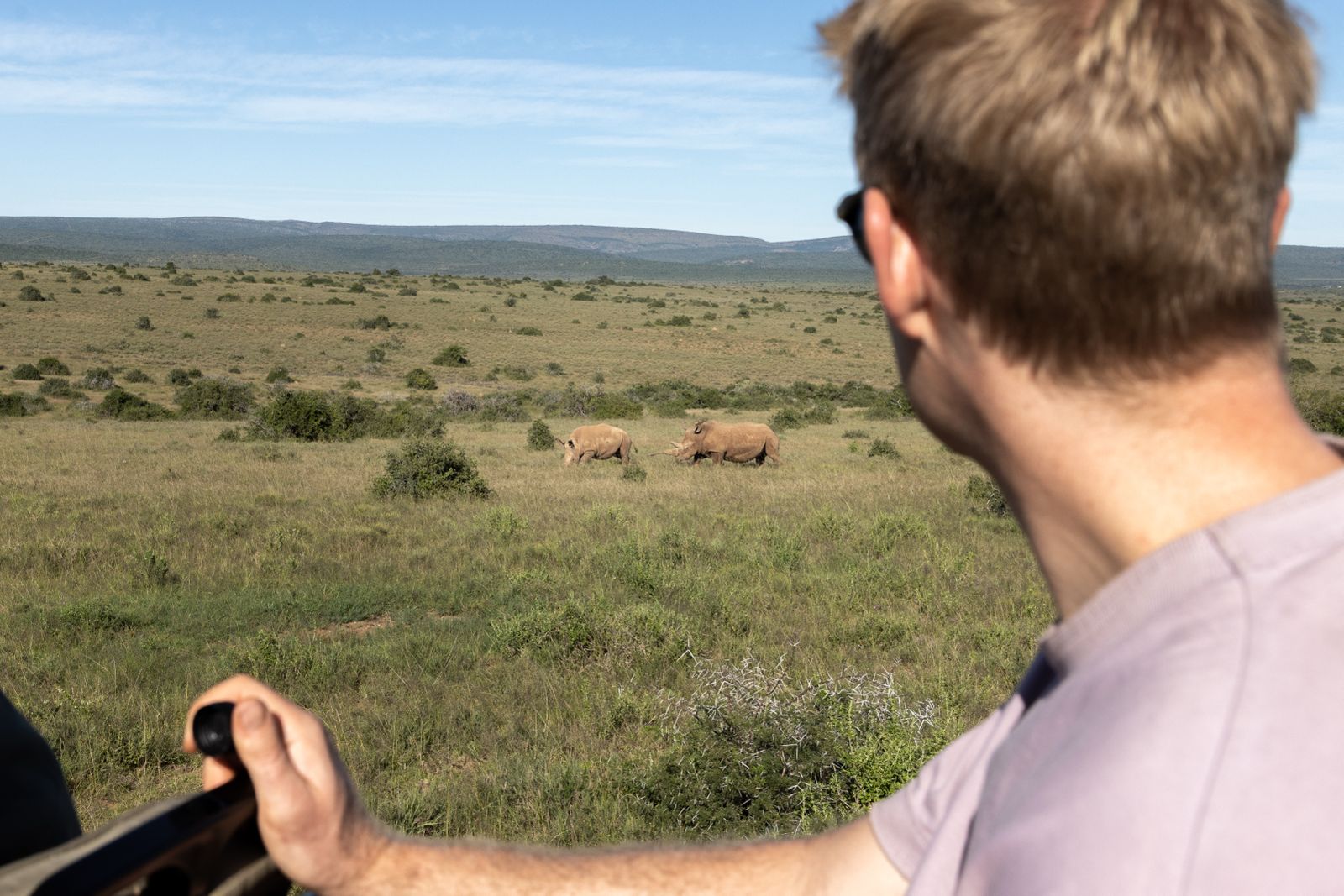 the awakening Kwandwe rhino experience photo by Dan from USA 