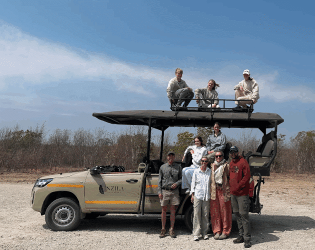 Vickery family game drive portrait shot