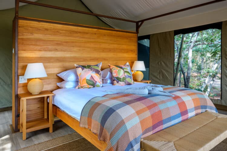 interior tent Camp Hwange Wild Expeditions