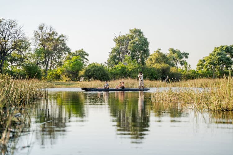 mokoro Camp Karangoma Okavango Delta Wild Expeditions community conservation great green season special
