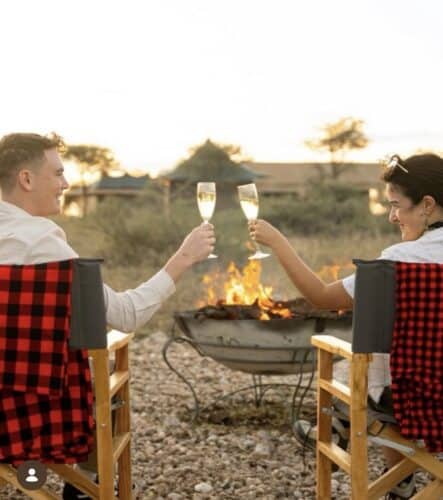 honour way photo one of her kenya safari honeymoon shots