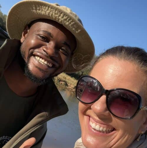 DAnica and Classic Zambia guide big smiles