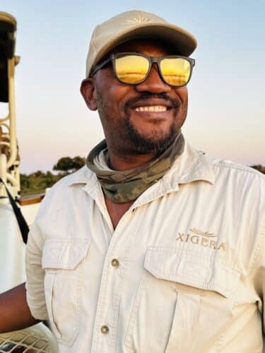 Botswana safari guide Xigera trip 2024
