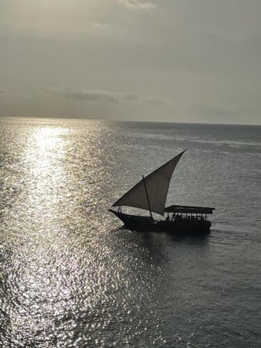 Rayner couple Nov 2025 Trip of a lifetime to Africa zanzibar dhow