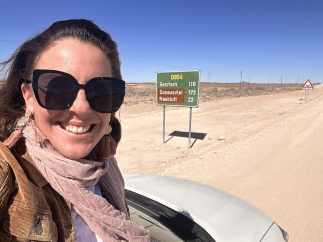 danica self driving namibia