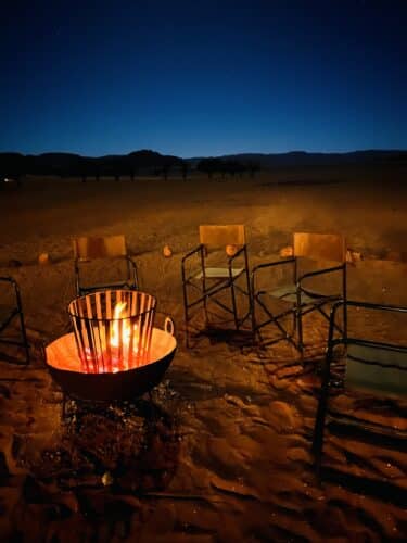 fire pit kwessi dunes namib rand DW 2023